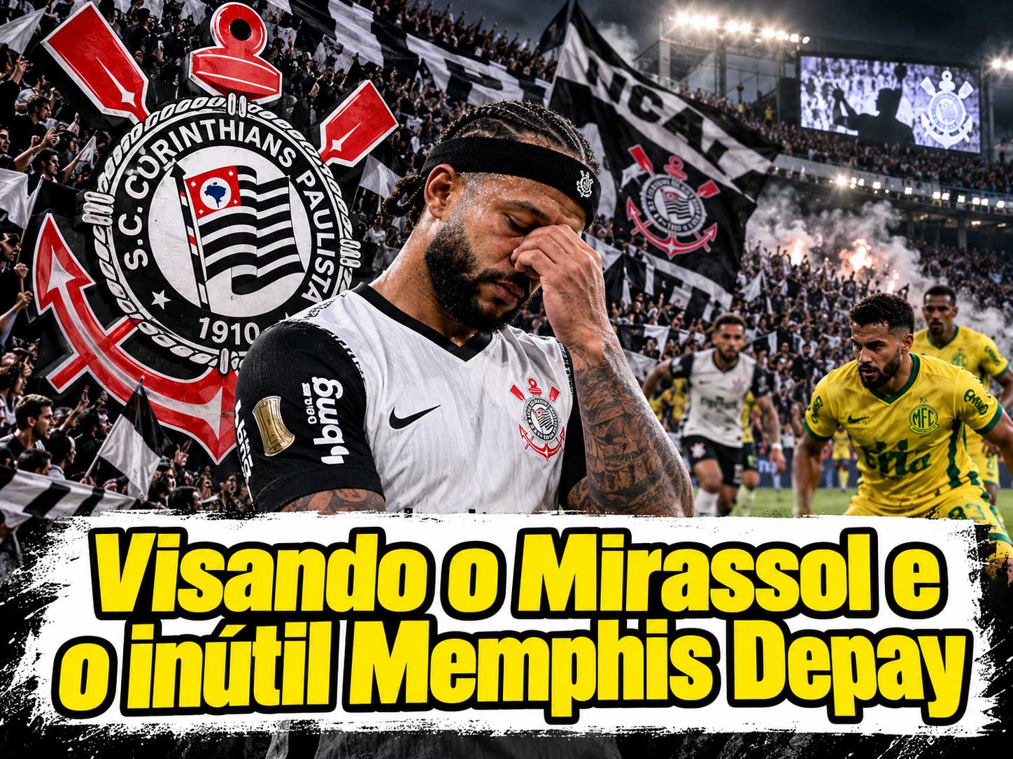 Visando o Mirassol e o inútil Memphis Depay