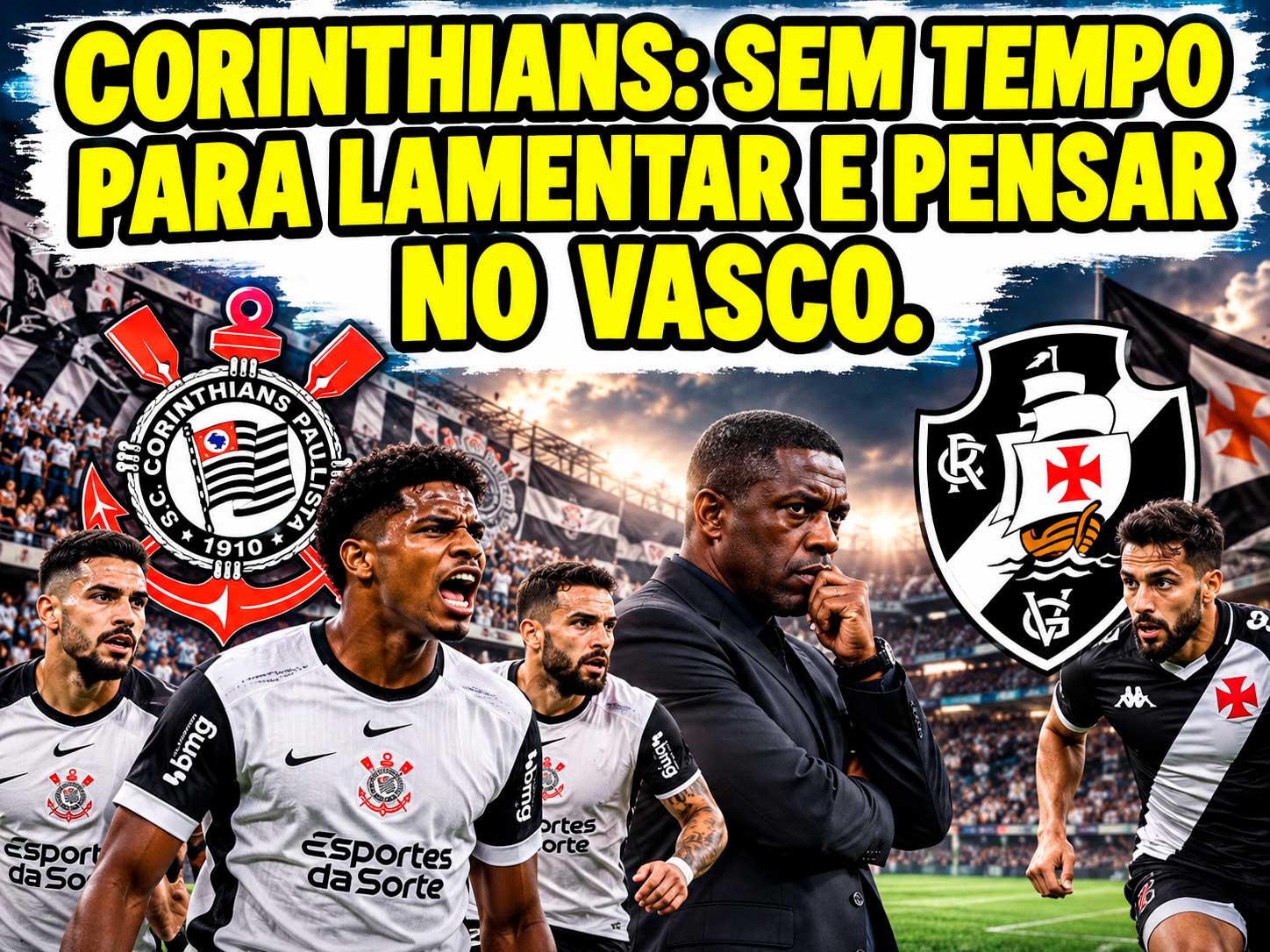 De corinthiano para corinthiano: Corinthians: sem tempo para lamentar e pensar no Vasco