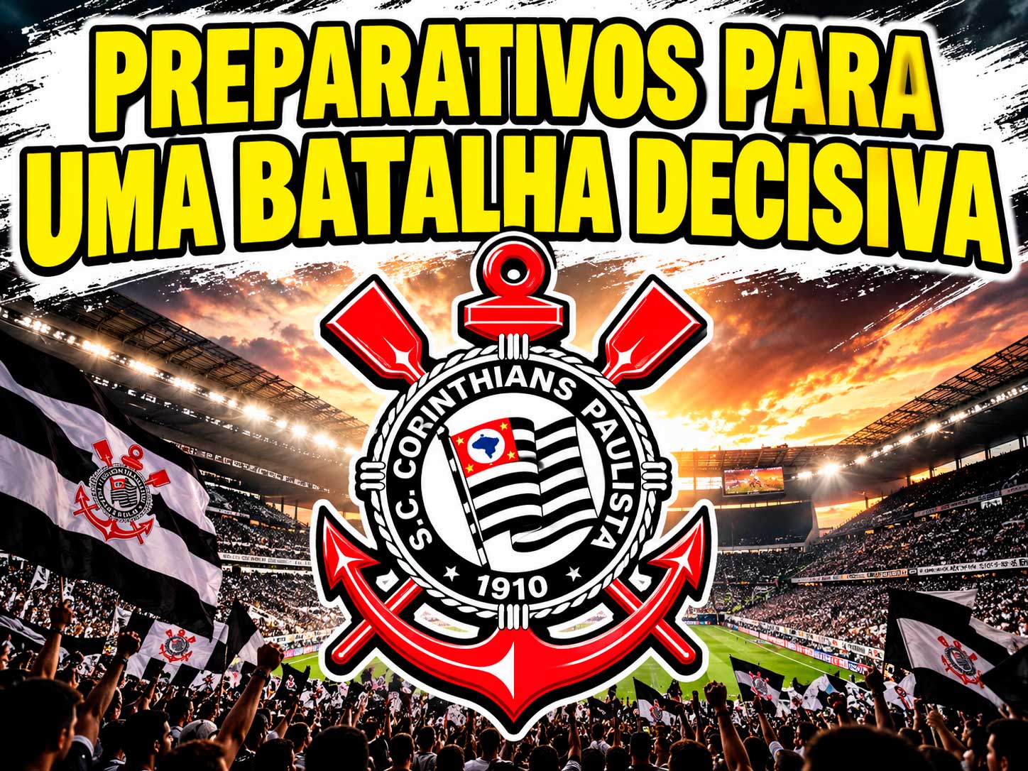 De corinthiano para corinthiano: Preparativos para uma batalha decisiva!!!