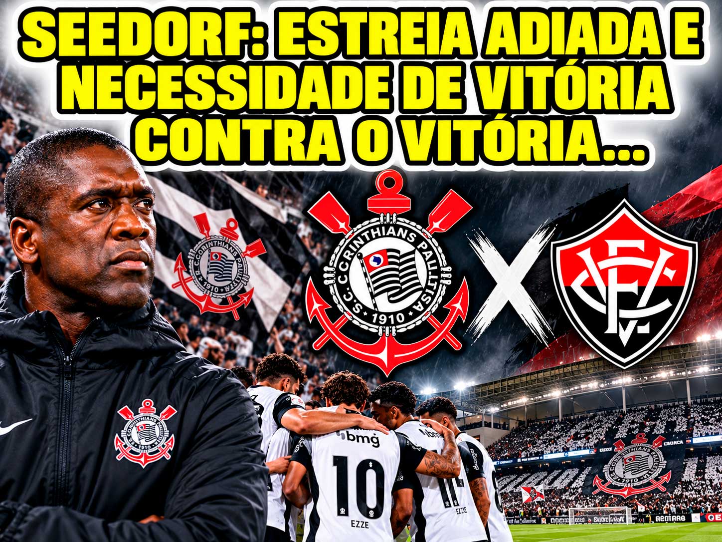 De corinthiano para corinthiano: Seedorf: estreia adiada e necessidade de vitória contra o Vitória…